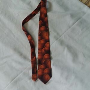 Ralph Marlin Just Balls Basketball Mens Tie